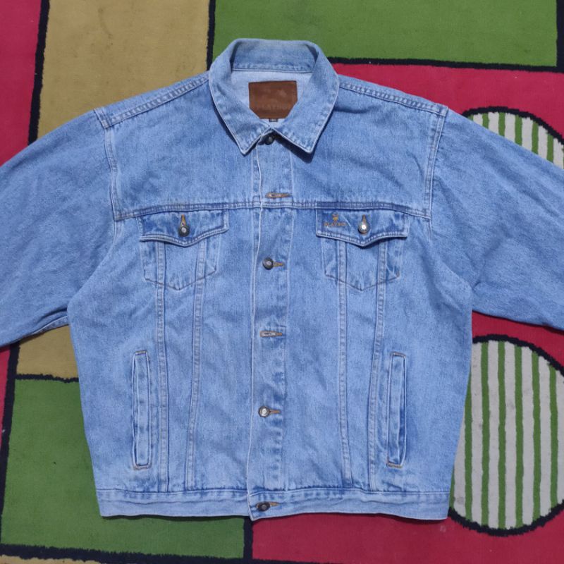 jaket jeans trucker playboy second original vintage