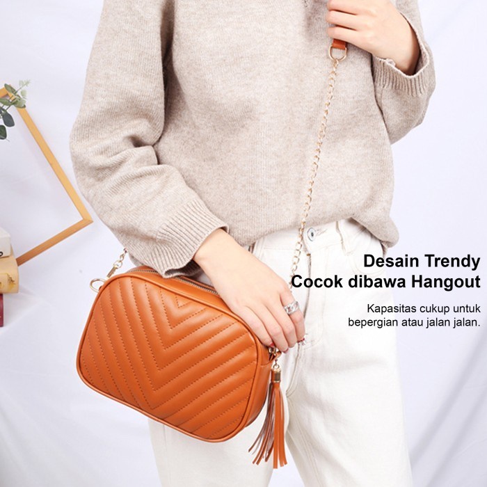 Tas Selempang Wanita Sling Bag Hand Bag Tas Bahu Wanita Import