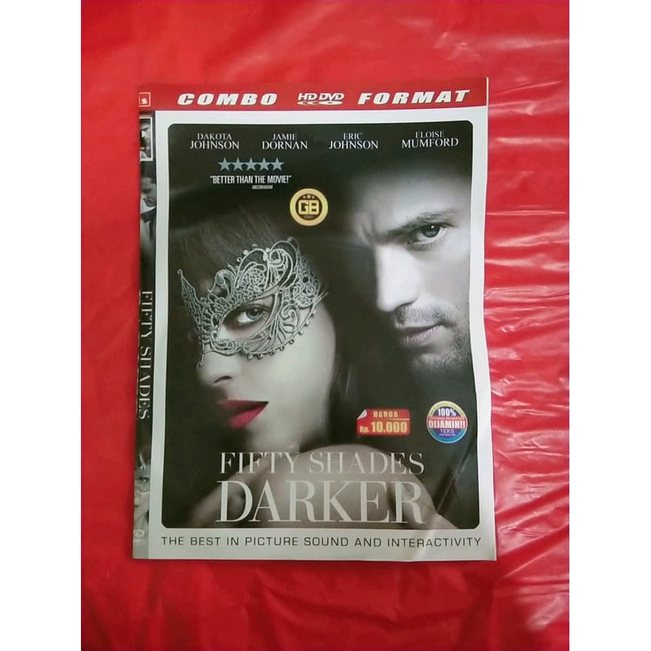 PROMO MURAH Kaset Video Dvd Film Romance Fifty Shades Darker Romantis