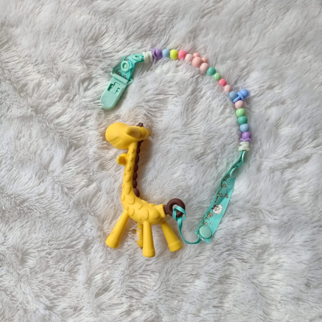 Klip tali empeng pacifier holder anti jatuh penjepit teether