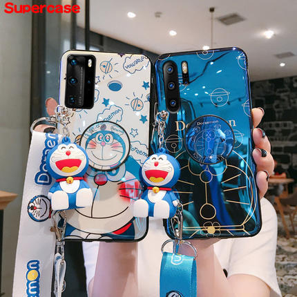 Case Motif Kartun Doraemon Dengan Lanyard Untuk Xiaomi Redmi 9a 9c Note 9 8 K30 K20 9t 6 5 Pro 8a 8t 7 7a S2 10x 6a Shopee Indonesia