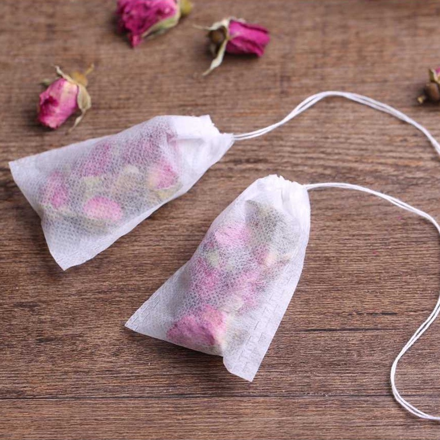 100pcs Kantong Teh Celup Kosong Teabag Herbal || Perlengkapan Dapur Rumah Barang Unik Murah Lucu - T110-6
