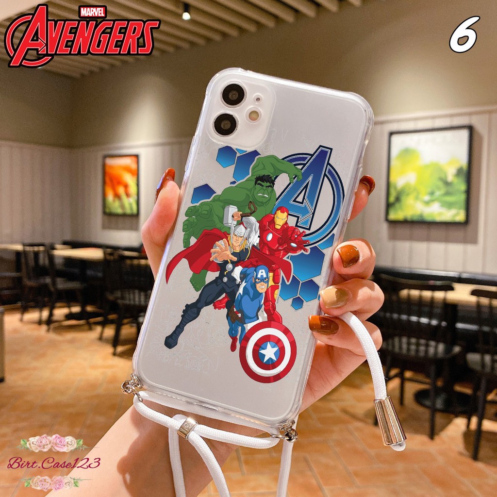 Softcase Slingcase Lanyard Choice AVENGERS Samsung A51 A71 A7 2018 M51 BC3810