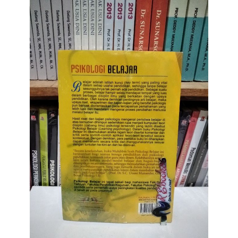 Psikologi Belajar Muhibbin Syah Rajawali Shopee Indonesia