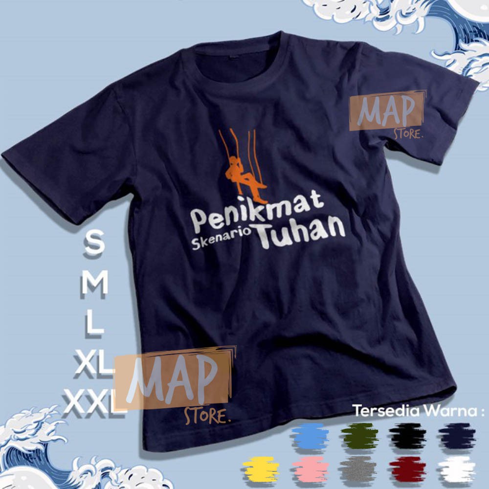 Kaos Santri Maiyah PENIKMAT SKENARIO TUHAN - Baju Distro Punokawan Reborn Cak Nun | 4759