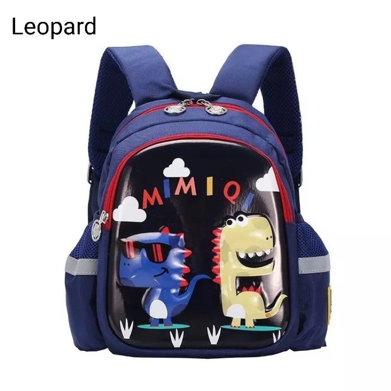 tas sekolah anak tk sd paud MIMIQI tas ransel dinosaurus simple tas mini anak tas ransel dino mimiqi