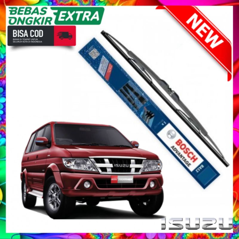 wiper  mobil Isuzu panther/karet wiper kaca depan mobil Isuzu/original Bosch 17" 17"