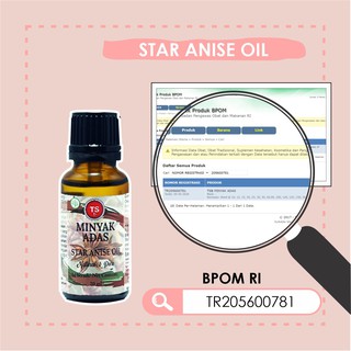 Star Anise Essential Oil Aromatherapy Minyak Adas/Bunga Lawang TSbali ...