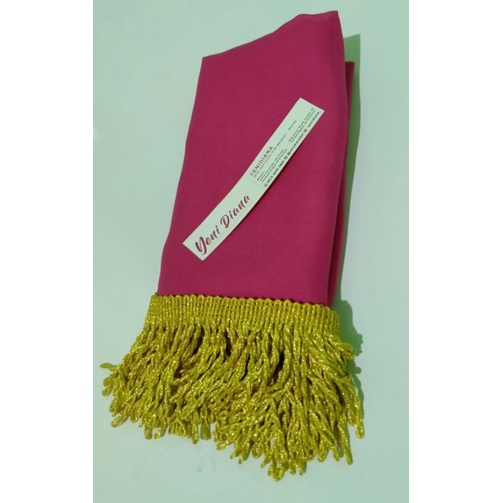 Panjang 3Meter Selendang Tari /Sampur tari (Lebar 36cm)-Pink Tua