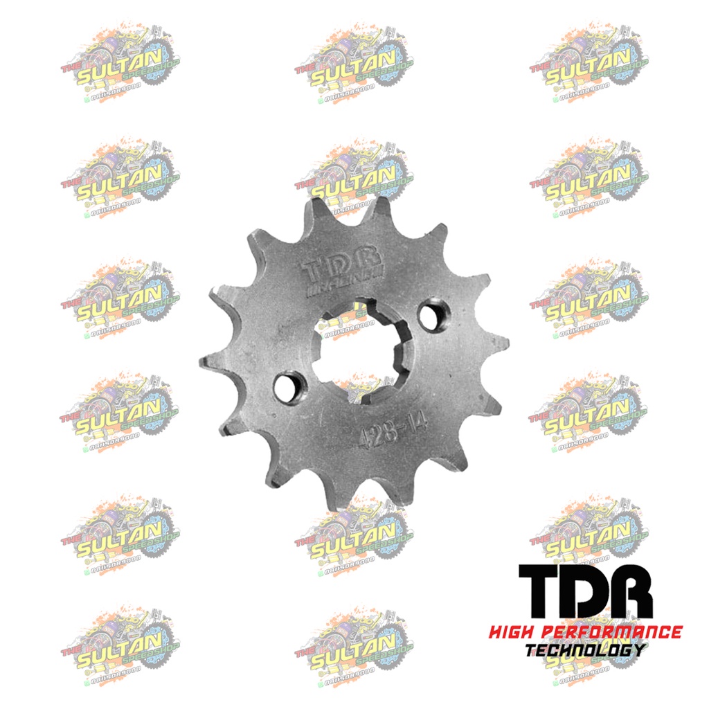 GEAR DEPAN GIGI TARIK GIR 428 SILVER JUPITER Z 13T 14T SATRIA FU 13T TDR