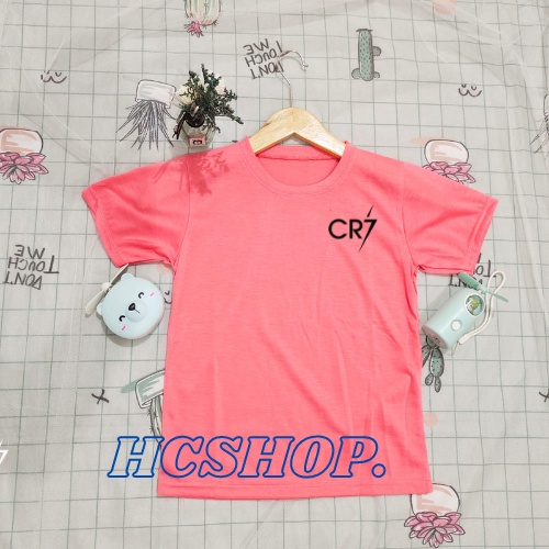 Kaos Anak CR7 Laki Laki Perempuan Usia 2-16th Unisex Cowok Cewek