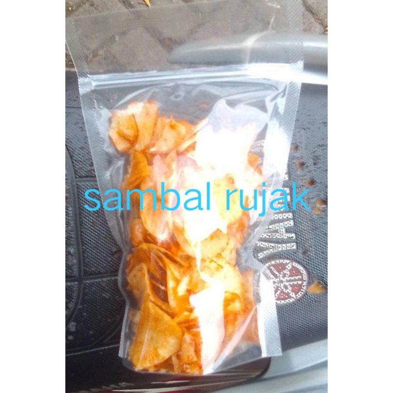 

keripik singkong pedas rasa sambal rujak