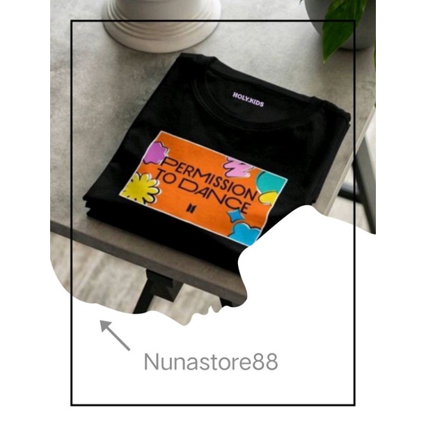 PERMISSION TO DANCE LA BTS TSHIRT /KAOS SIZE ANAK KECIL TERBARU