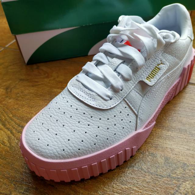 Puma cali white pink