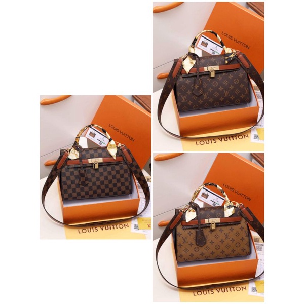 Jual Party bag lv 8017/8809 with box tas slingbag lv wanita import