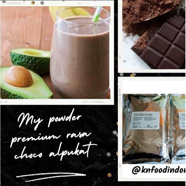 

Powder Choco Alpukat Premium - Bubuk Bubble Drink Choco alpukat 1 kg