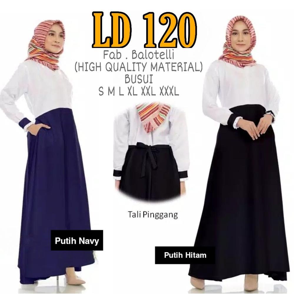 BAJU GAMIS SERAGAM DINAS PNS HITAM PUTIH WANITA BUSUI SUPER JUMBO ‑ No31au22ј