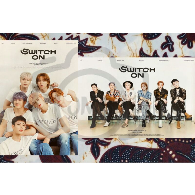 [POSTER SET] Astro Mini Album Switch On Ver On Off PC Photocard eunwoo sanha jinjin rocky moonbin mj