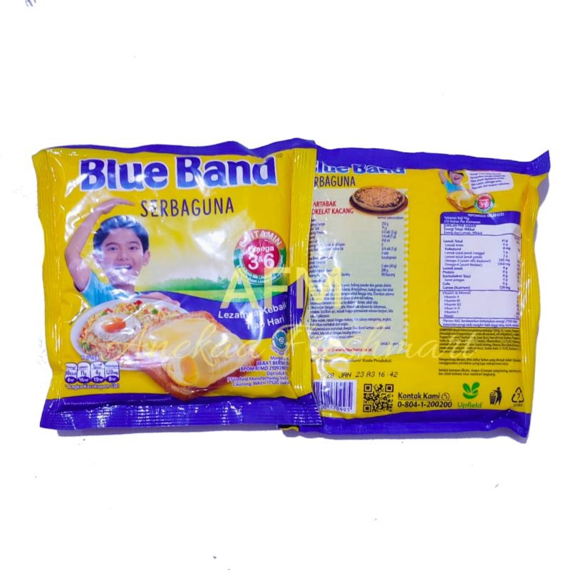 

BLUE BAND SERBAGUNA 250GRAM MENTEGA SERBAGUNA MARGARIN BLEU BAND