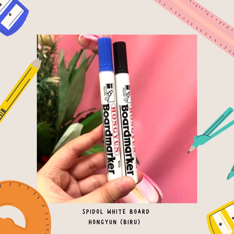 

Spidol BIRU Hongyun BOARDMARKER BISA DI HAPUS Sepidol BIRU Alat Tulis