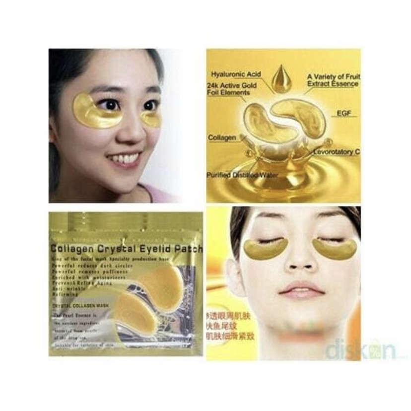 Masker Mata Crystal Collagen Gold Eye Mask