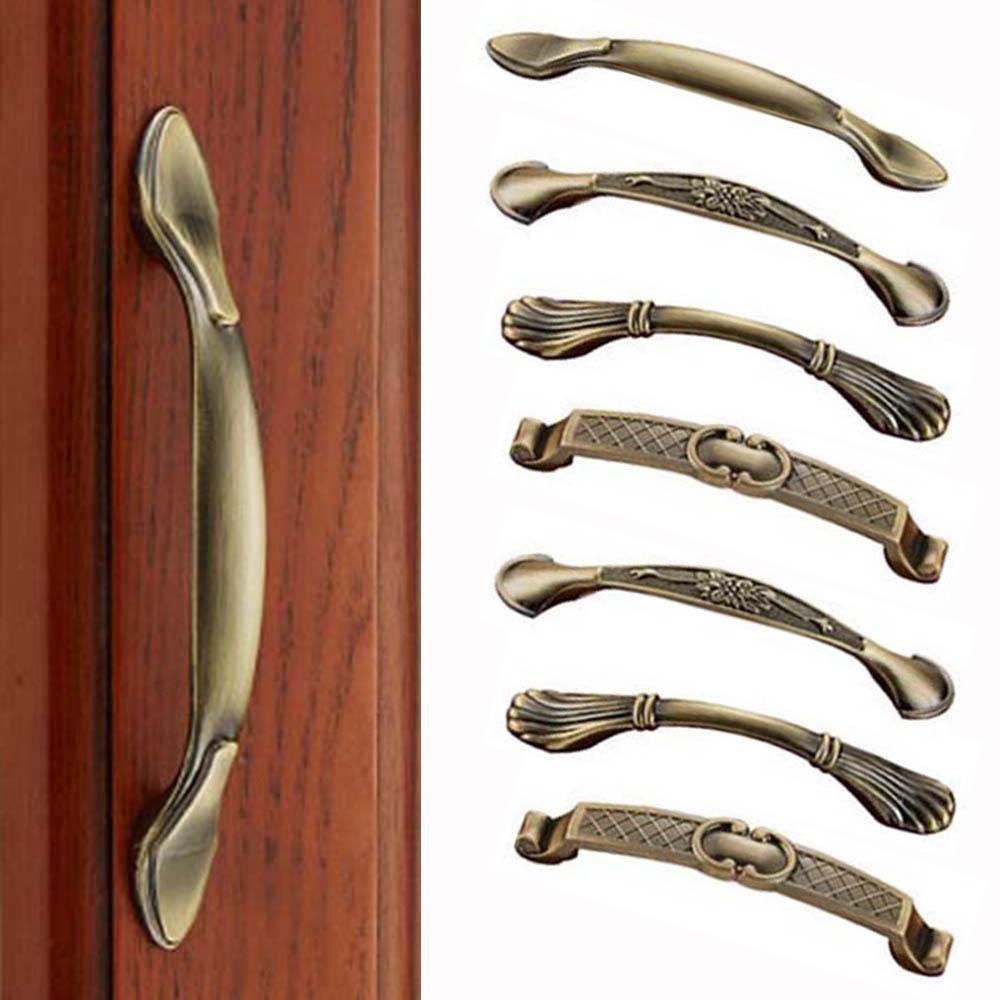 [Elegan] Knob Pintu Bronze 1pcs Handle Laci Lemari Lemari Dresser