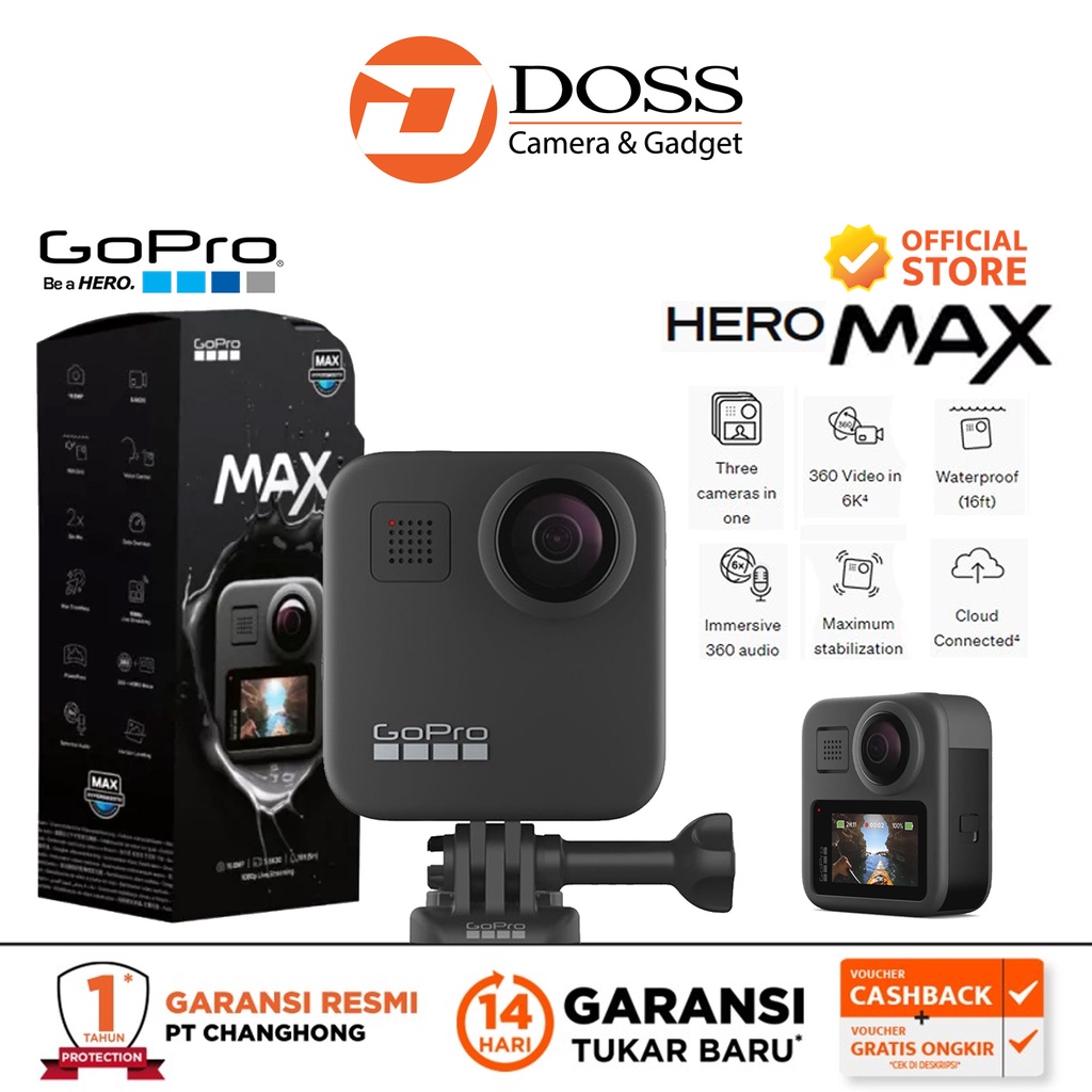 harga gopro hero max 360