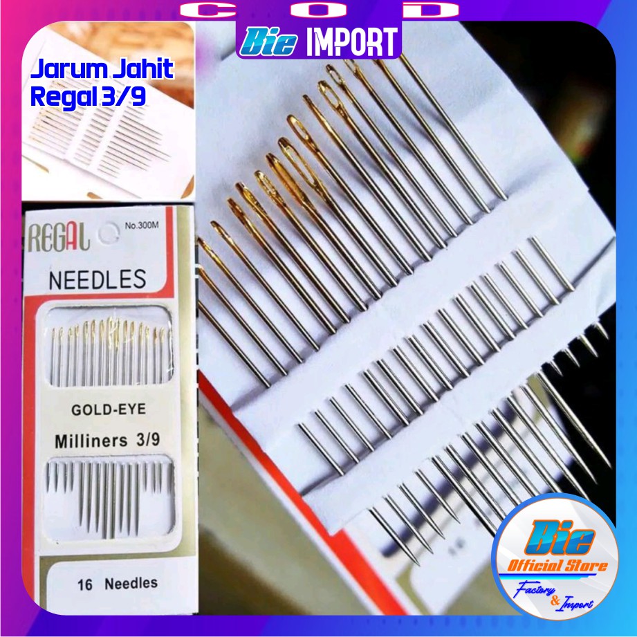 isi 12 Pcs Jarum Jahit Needless Premium Impor Best Seller