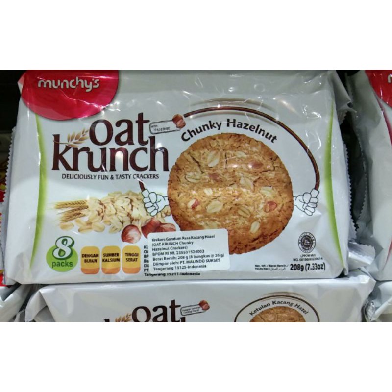 

Oat Krunch Chunky Hazelnut 208gr