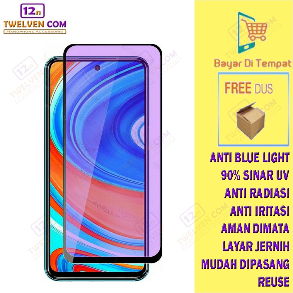 [FLASH SALE] ANTI BLUE LIGHT TEMPERED GLASS Xiaomi Redmi Note 9 Pro