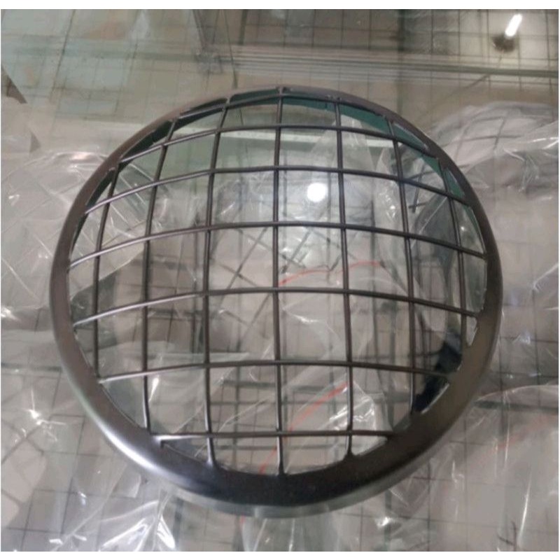Grill Lampu / Cover Lampu Kawasaki W175.Aksesoris Motor W175