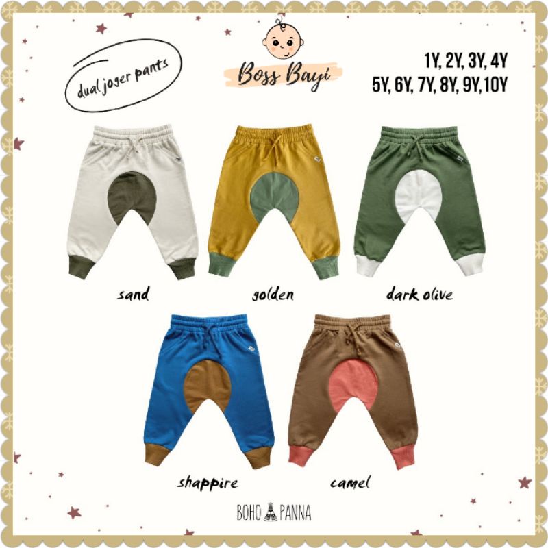 BOHOPANNA - Dual Joger Pants - Celana Joger Anak