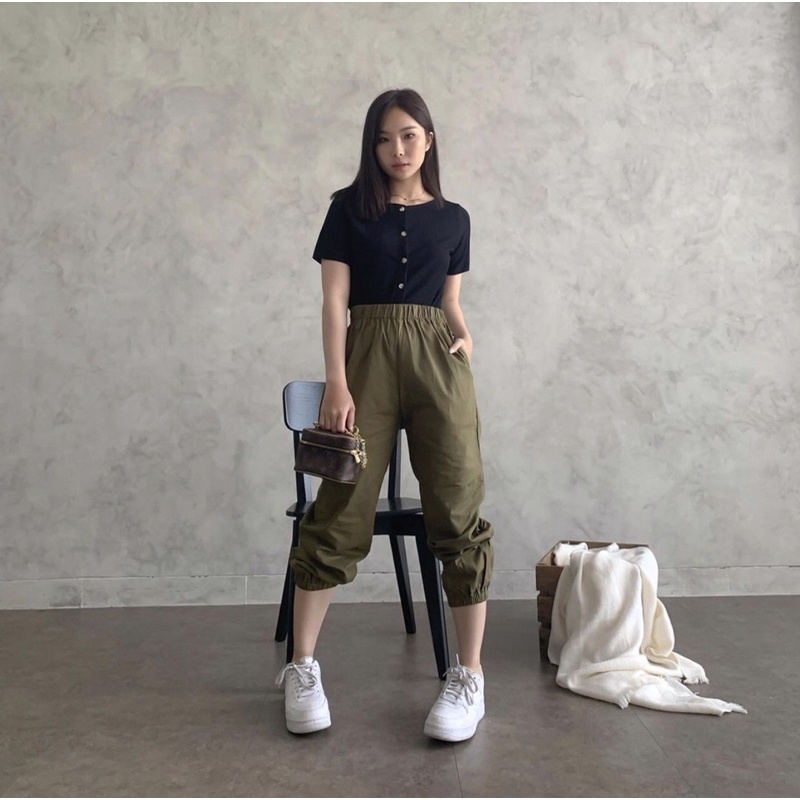 WASLEY JOGGER PANTS PREMIUM KOREA WITH HIGH QUALITY - CELANA PANJANG JOGGER WANITA PREMIUM - KADO / HADIAH ULTAH CEWEK