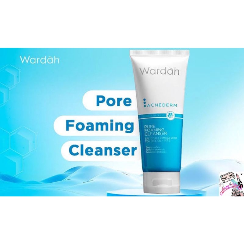 ☃Cutezz_Ching1☃Wardah Acnederm Pure Foaming Cleanser 60ml