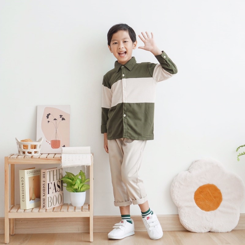 RACHIDKIDS / SERAGAM KELUARGA / CASUAL FAMILY SET / ADRIES FAMILY SET ARMY