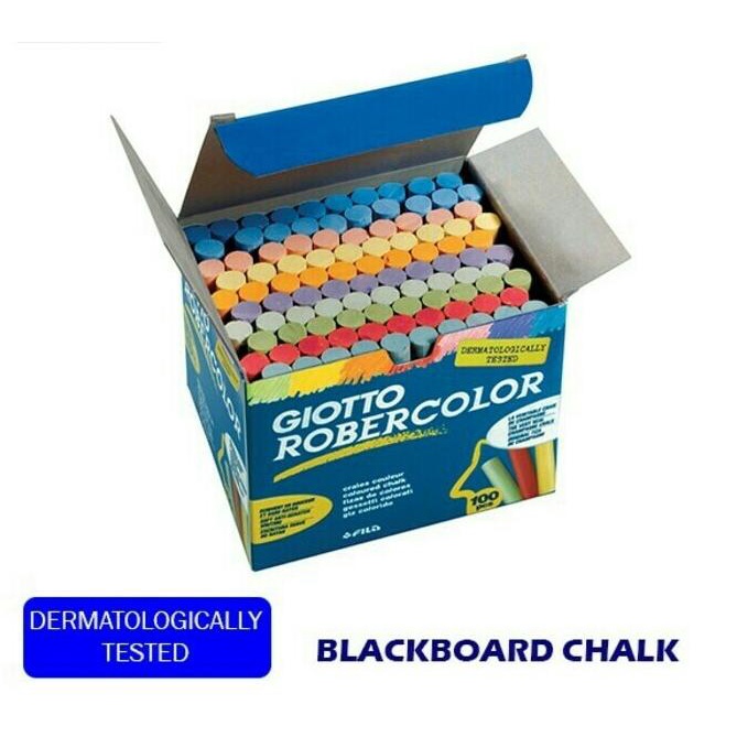 

OPEN RESSELER Blackboard chalk/kapur warna Giotto isi 100 lebih hemat