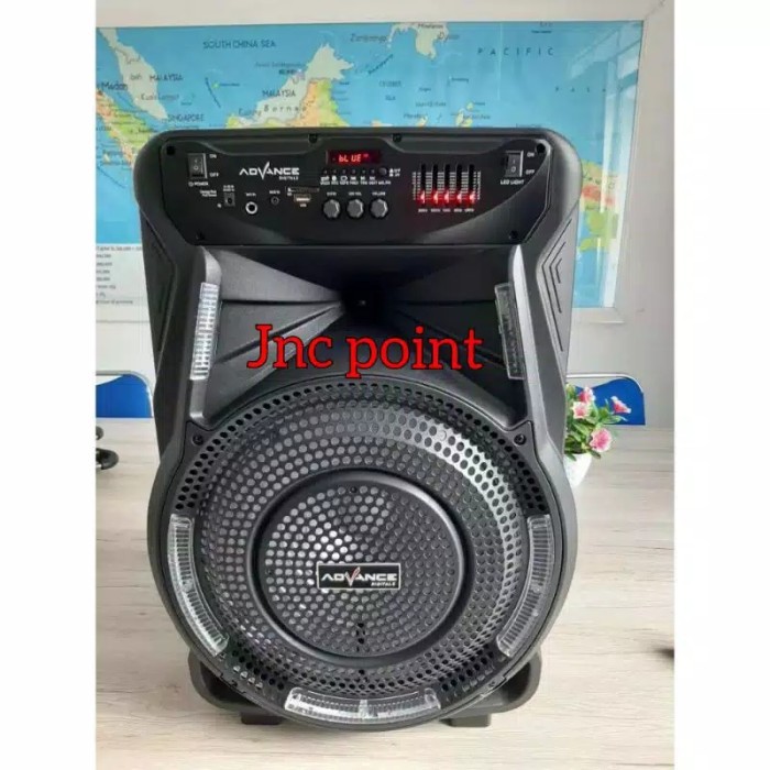 SPEAKER PORTABLE MEETING ADVANCE K1502 / K 1502 BLUETOTH FREE MIC WIRELESS FIKTUR KOMPLIT