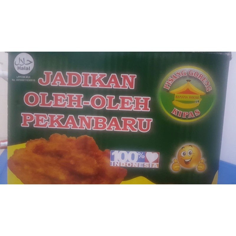 

pisang goreng kipas khas pekanbaru - frozen
