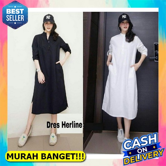 Dress Juwis - Casual Dress Wanita Terbaru - Dress Lengan Panjang Perempuan - Dress Rajut Terbaru [Dr
