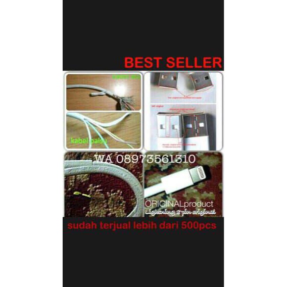 Termurah Ios10 Adapter Kabel Charger Iphone 6 6S 6+ 5 5S 5 Ipod 5 Iphone 7 Ori Terlaku