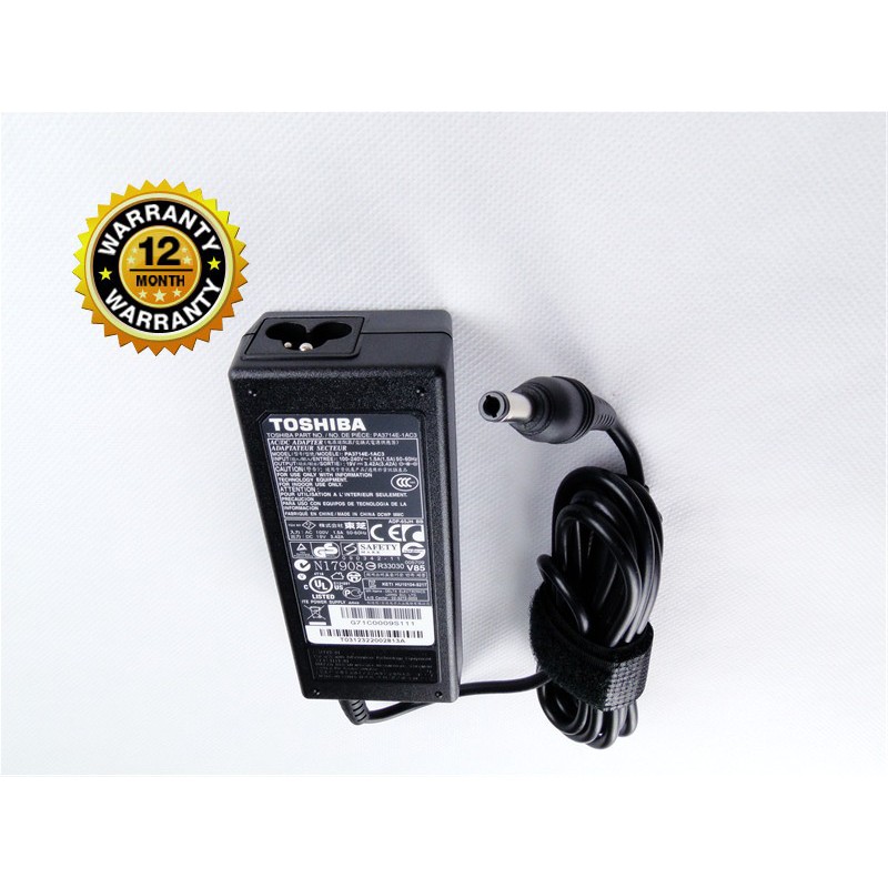 TOSHIBA  ORI CAS AN CASAN Original Charger Laptop Satellite C600 C800 C640 L645 L745 L800 L510 19V 3