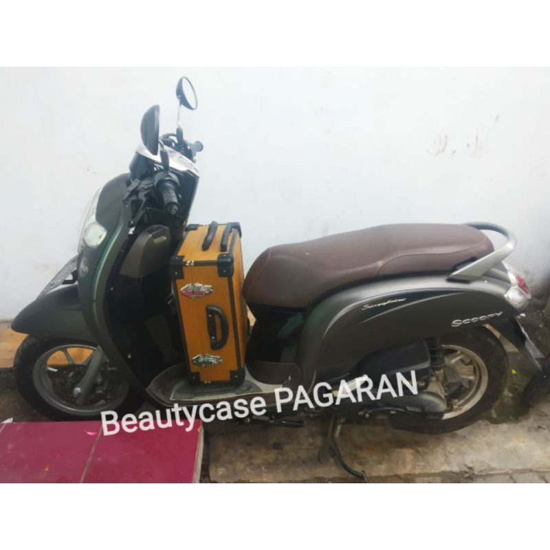 BEAUTYCASE MINI 42CM TROLI DALAM BISA DIBAWA MOTOR