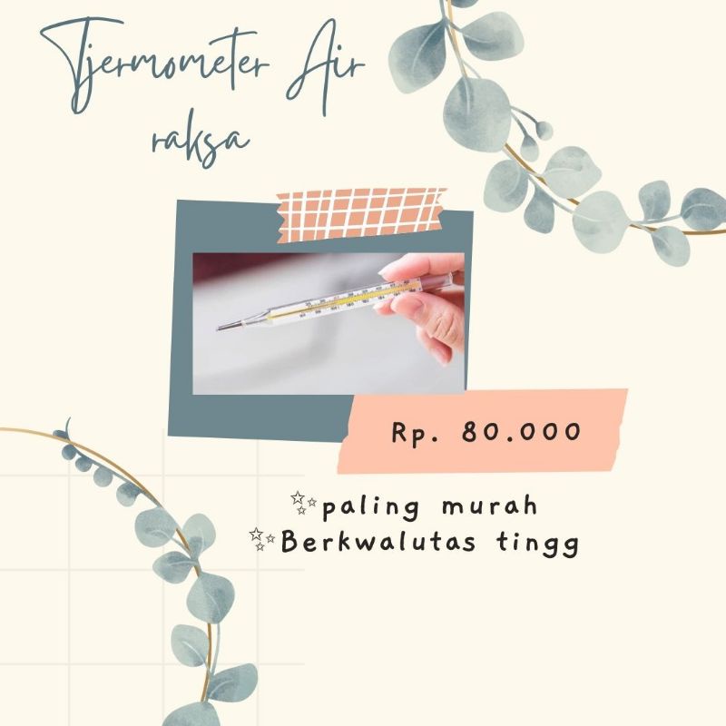 thermometer Air Raksa/Berkwalitas