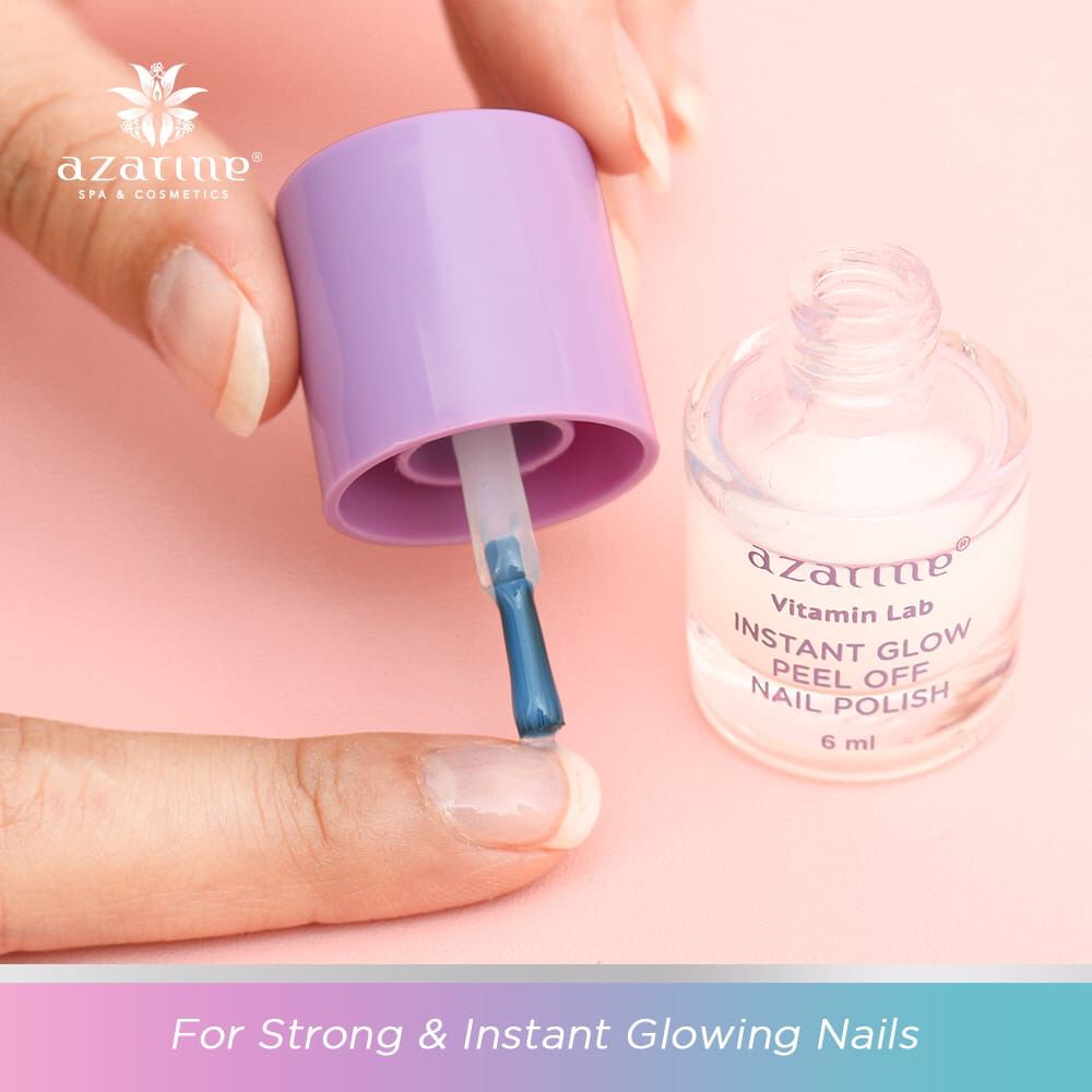 AZARINE Vitamin Lab Instant Glow Peel Off Nail Polish 6ml