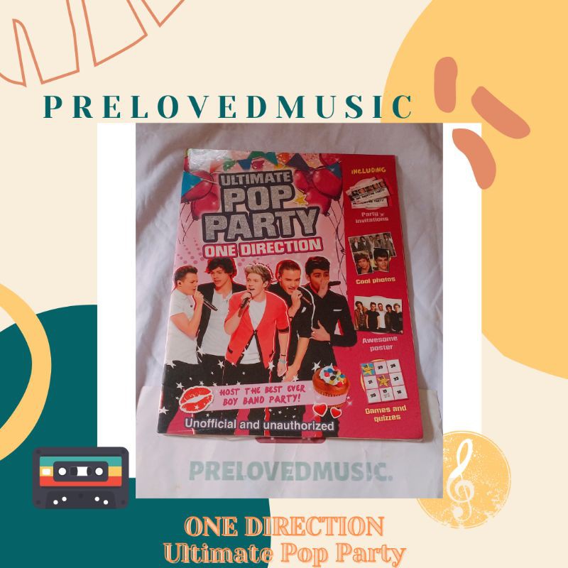 One Direction Ultimate Pop Party Book Buku (Bahasa Inggris)