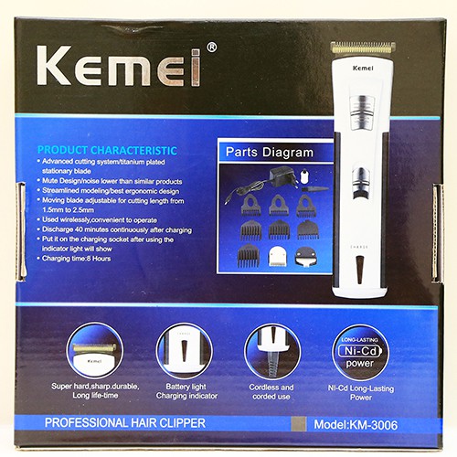 Kemei alat cukur rambut untuk anak dan dewasa km 3006 Styling Rambut Wanita