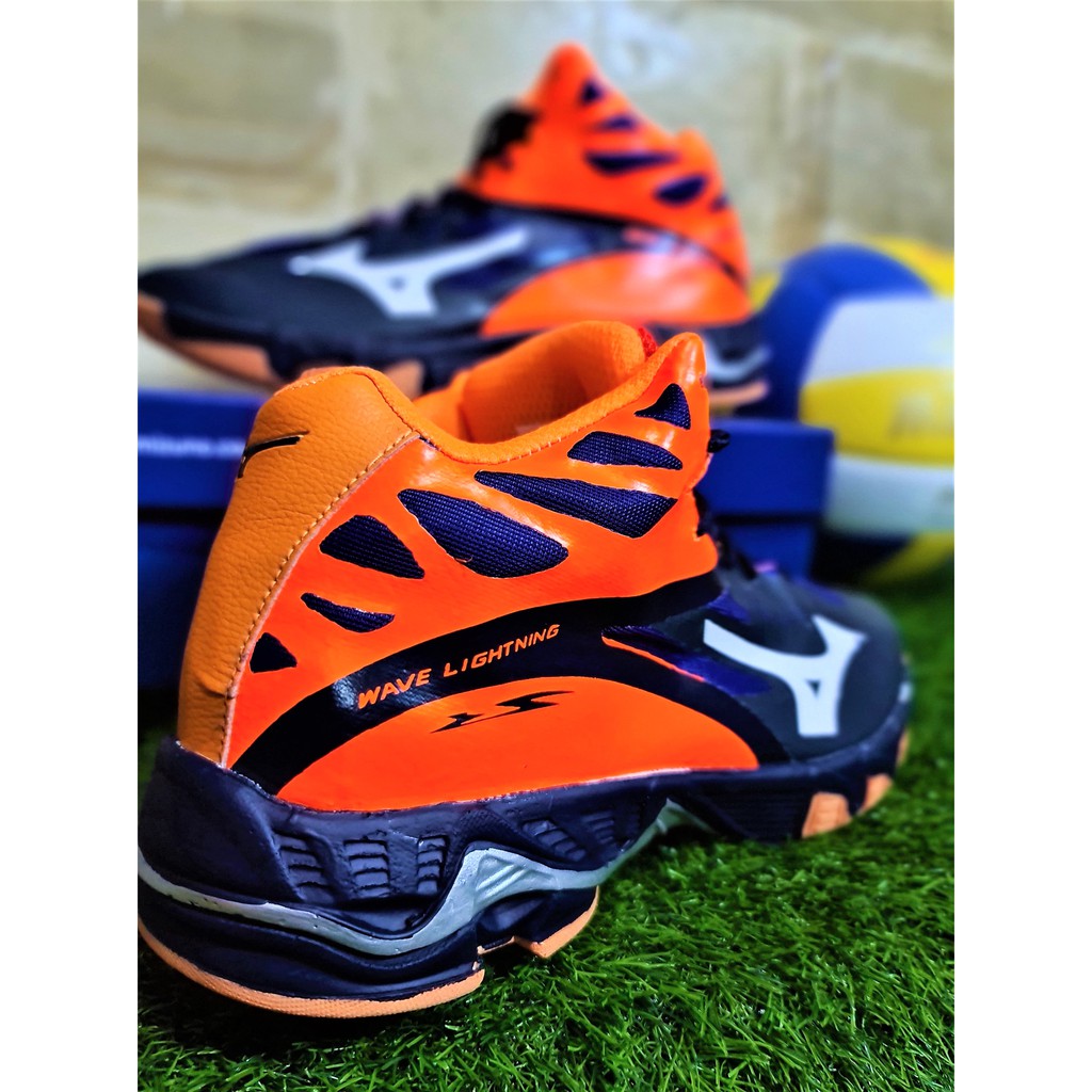 PROMO BONUS KAOS KAKI  SEPATU VOLLEY MIZUNO WAVE LIGHTNING TERBARU SEPATU VOLI PRIA GRADE ORIGINAL