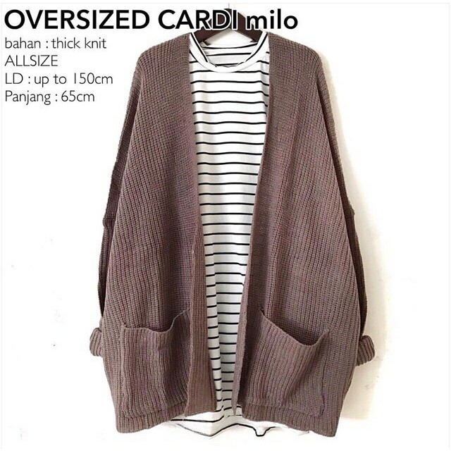 OVERSIZED VELLA CARDI - outer murah / cardigan murah / simple outer / cardigan wanita / oversize