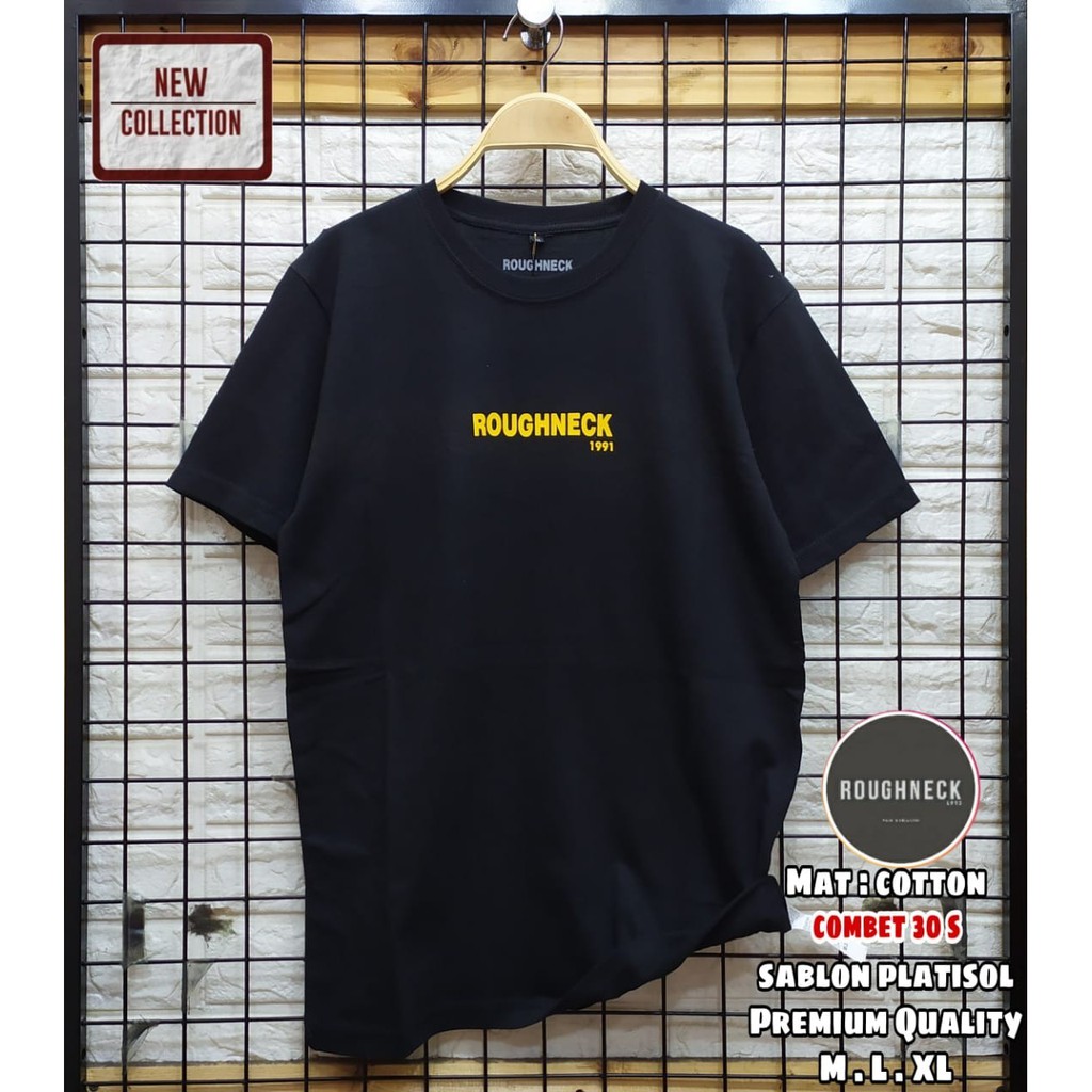 OD KAOS ROUGHNECK / KAOS DISTRO ROUGHNECK / TSHIRT ROUGHNECK / KAOS DISTRO PRIA / KAOS TERLARIS