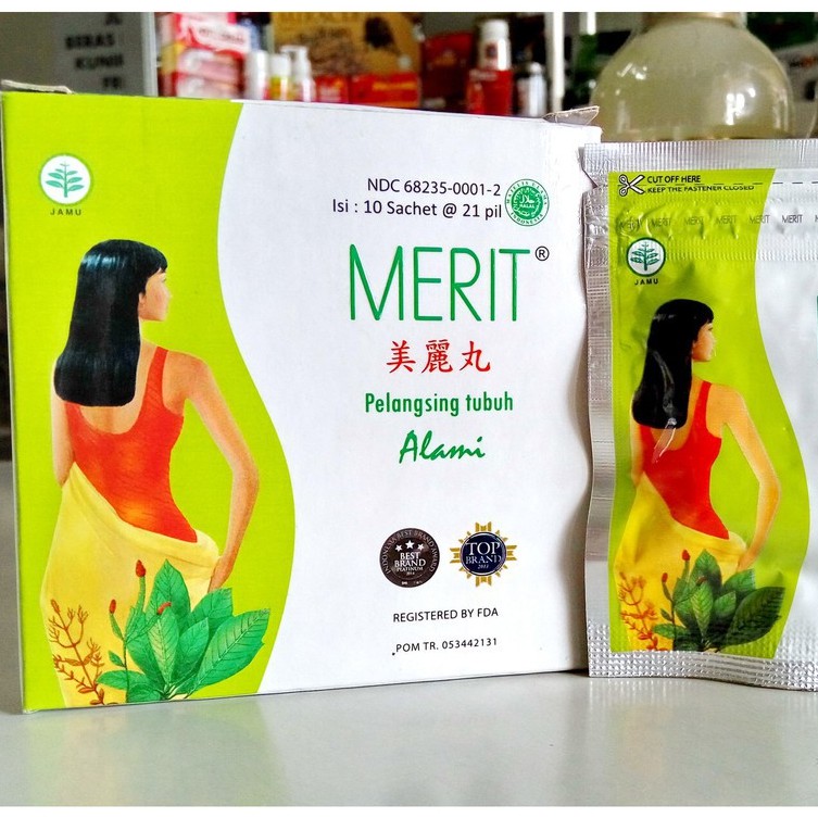 Obat Merit 21 Pil Pelangsing Tubuh Jamu Diet Ampuh Susut Lemak Kurus Ramuan Sehat Herbal Alami Bpom Shopee Indonesia